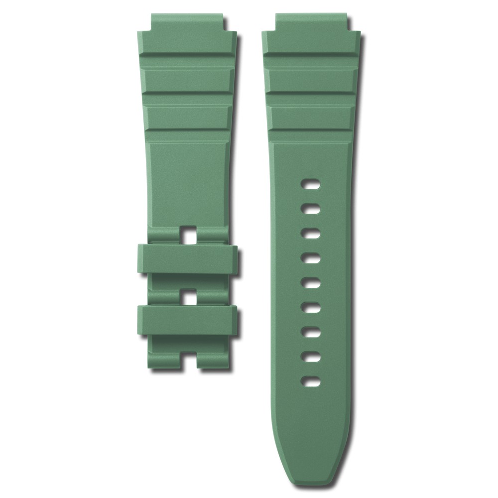 Light green rubber strap